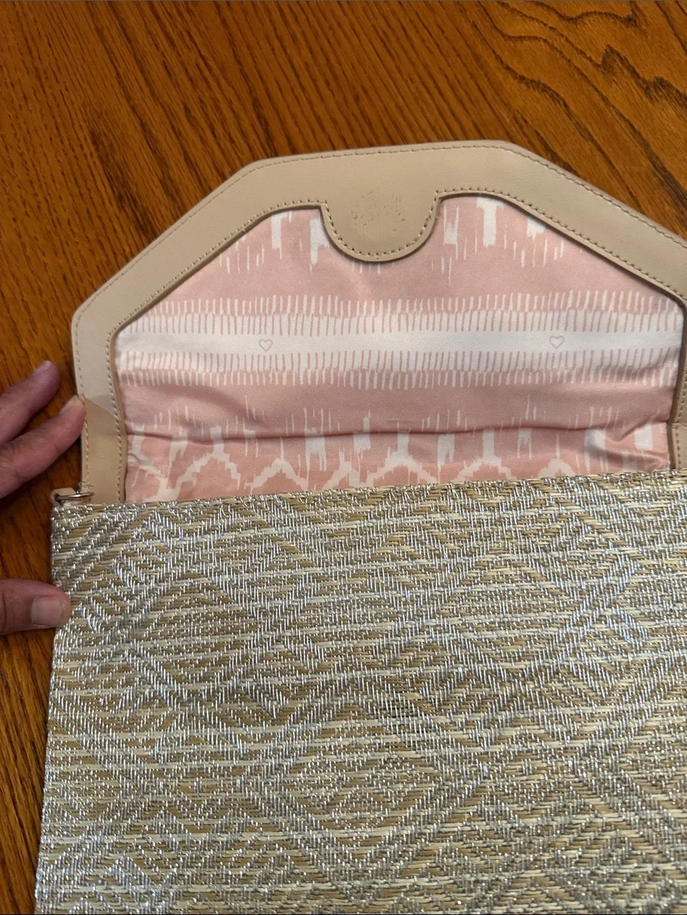 Stella & Dot Envelope Clutch non smoking home, no strap